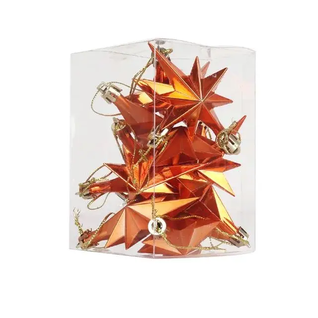 

Пластиковые новогодние звездочки 12 шт.