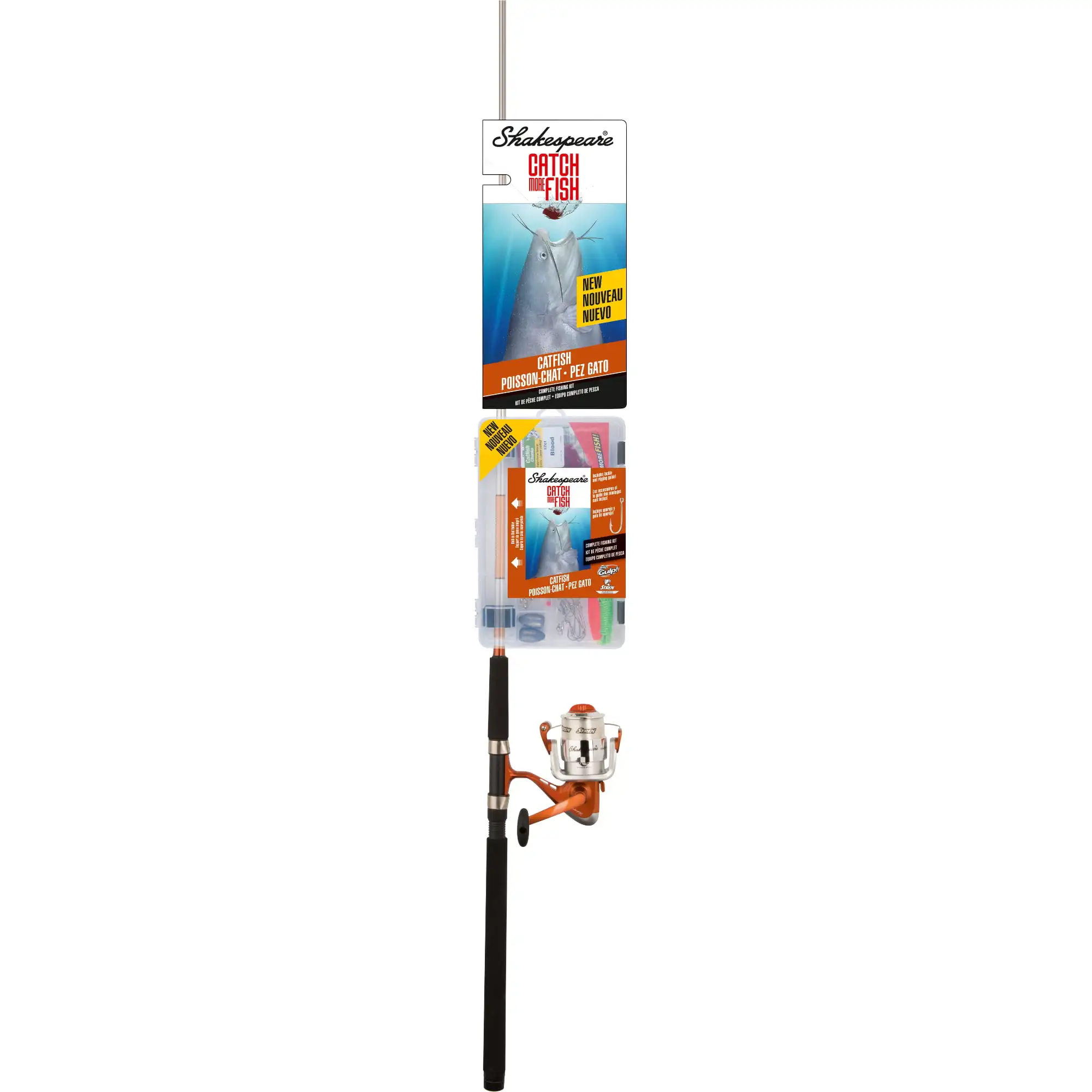 

Catch More Fish Catfish Spinning Reel and Fishing Rod Combo