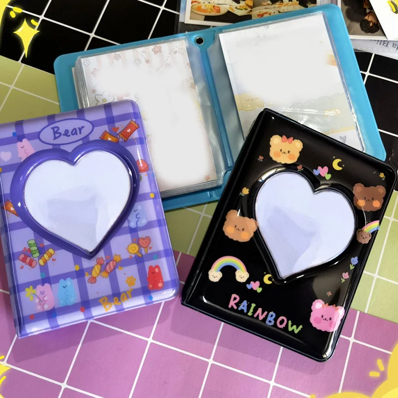 

Cartoon Photo Album Storage Album Star Chasing Photocard Binder Collect Book Photocard Holder Cartoon 40 Grids Cute Kpop Binder