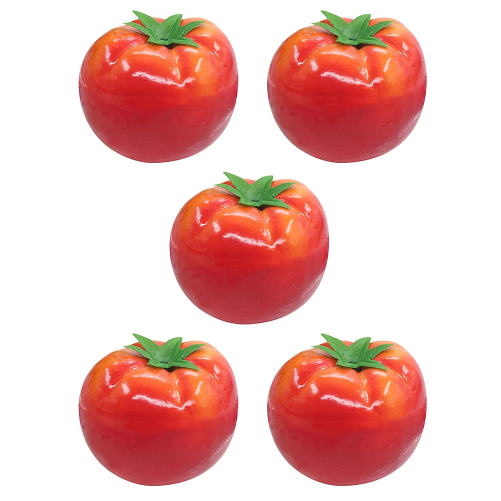 

Artificial Vegetables Imitation Tomato Tabletop Miniatures Lifelike Fruit Model