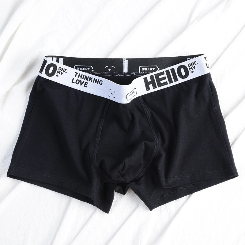 Boxer Men's Underwear BoxerShorts Man Cotton Underpants Breathable Men Boxers Comfortable Elastic Male Pantie Plus Size L-4XL