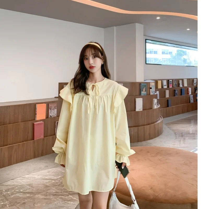 Одежда для беременных модное платье женщин Новинка Весна 2022 однотонные