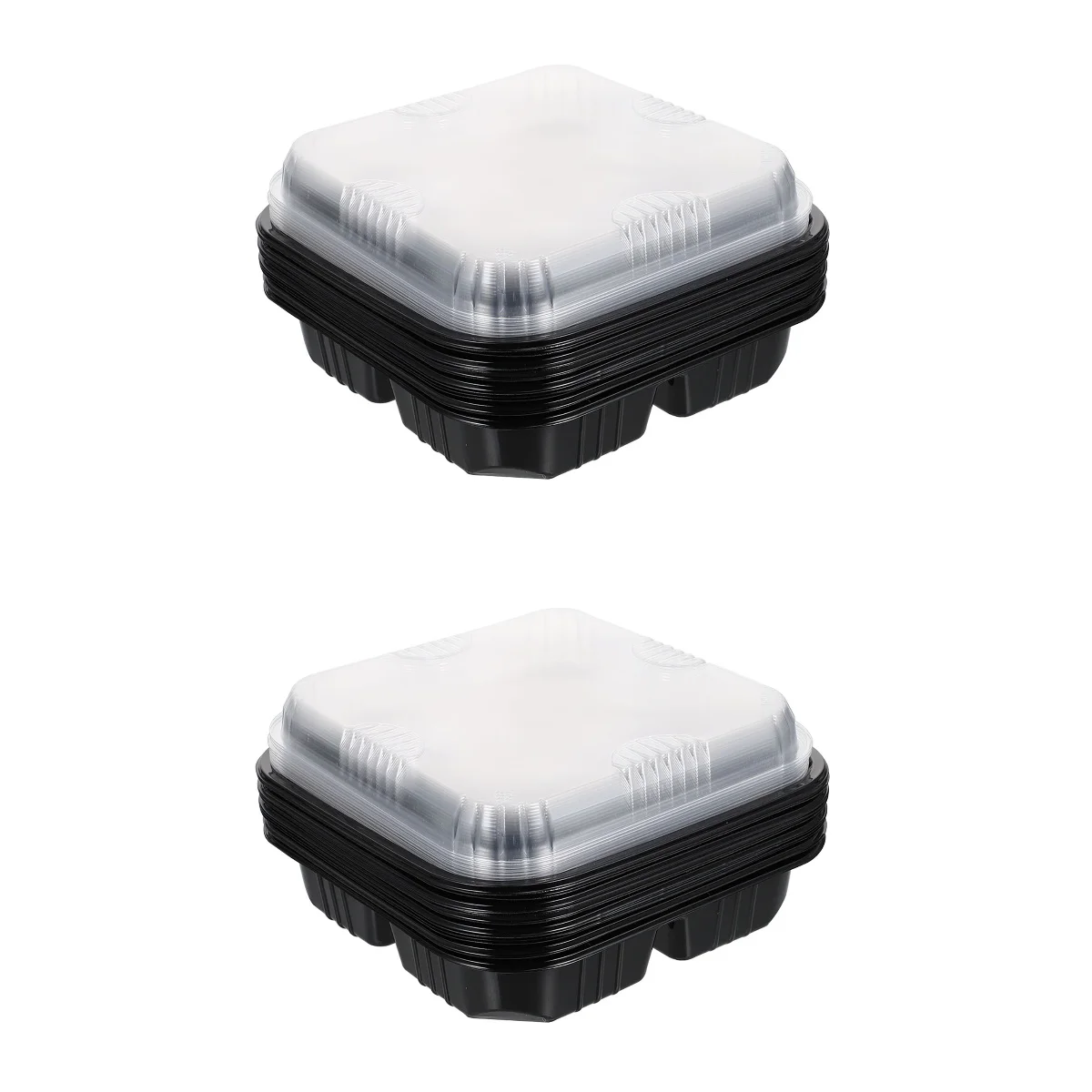 

Коробка для фруктов Bento, многотарелка, чехол для сэндвичей, одноразовый контейнер для салатов с решеткой, поднос для подачи кексов, держател...