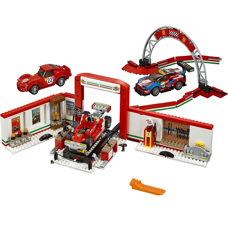 New Urban Series DIY Super Racing Model Ultimate Garage Set Building Blocks Assembling Toys Children's Birthday Gifts Boys Girls |