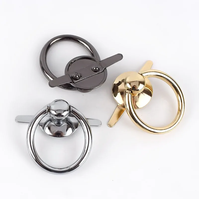 Meetee 4/10pcs ID25mm Bag Hanging O Ring Buckles Female Side Chain Nail Hook DIY Luggage Strap Hardware Accessories | Дом и сад