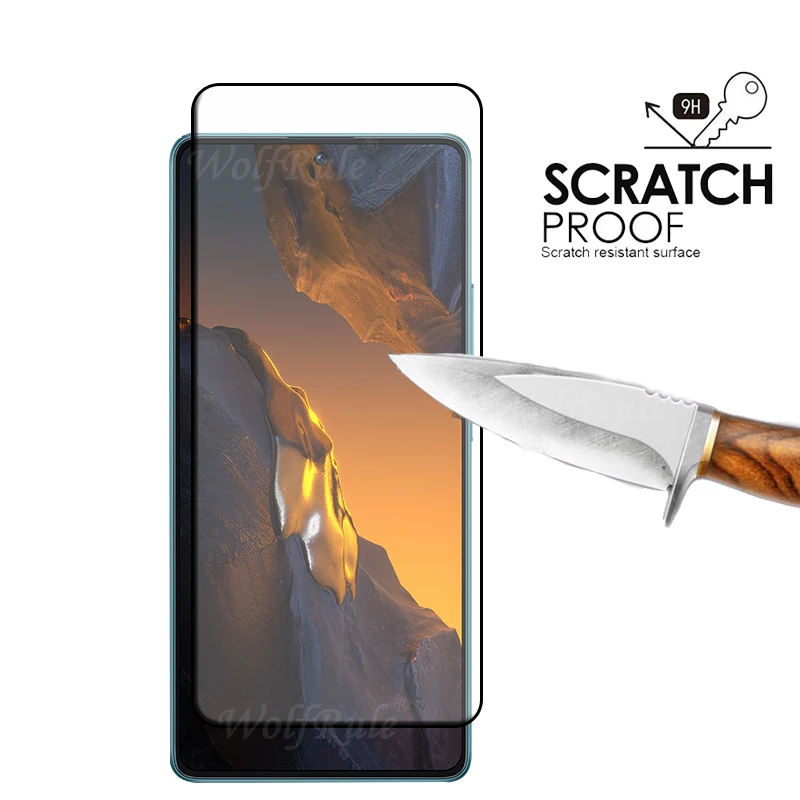 6-in-1 For Poco F5 Glass Poco F5 Tempered Glass 9H HD Full Cover Glue Phone Screen Protector For Xiaomi Poco F5 Pro Lens Glass