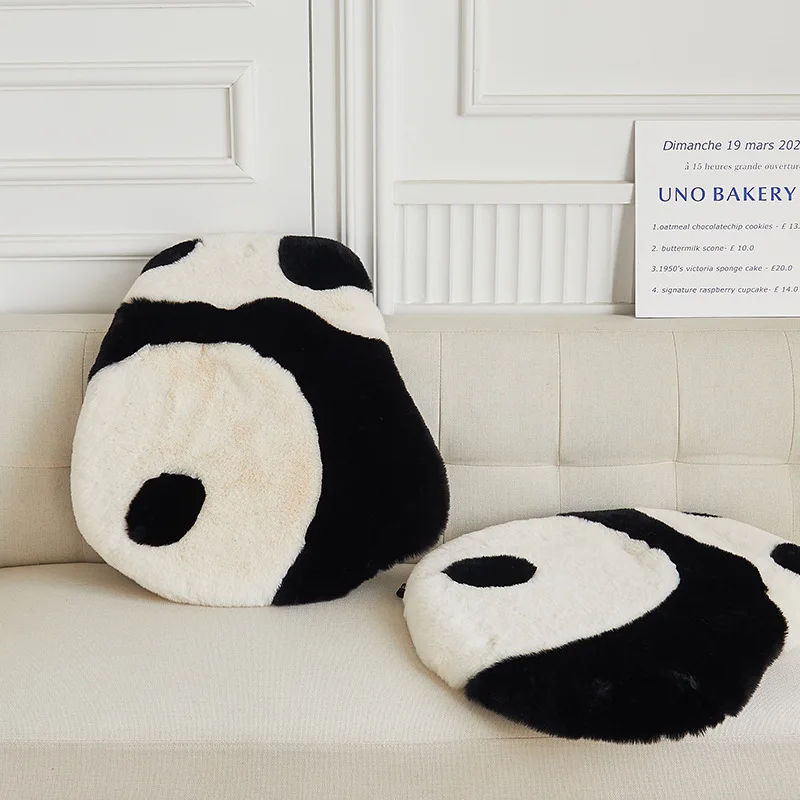 

Cartoon Cute Panda Sofa Bed Cushion Soft Comfortable Bedroom Living Room Floor Mat Home Car Office Decorative Animal Cushion
