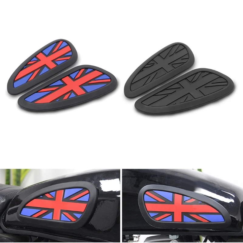 

Наколенник в стиле ретро для бака с мотором Cafe Racer, наклейка на бензобак и топливный бак, защитная наклейка, украшение для бака в британском с...