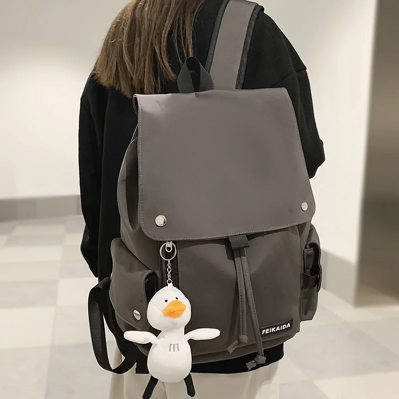 Fashion Lady Men School Bag Laptop Women Backpack