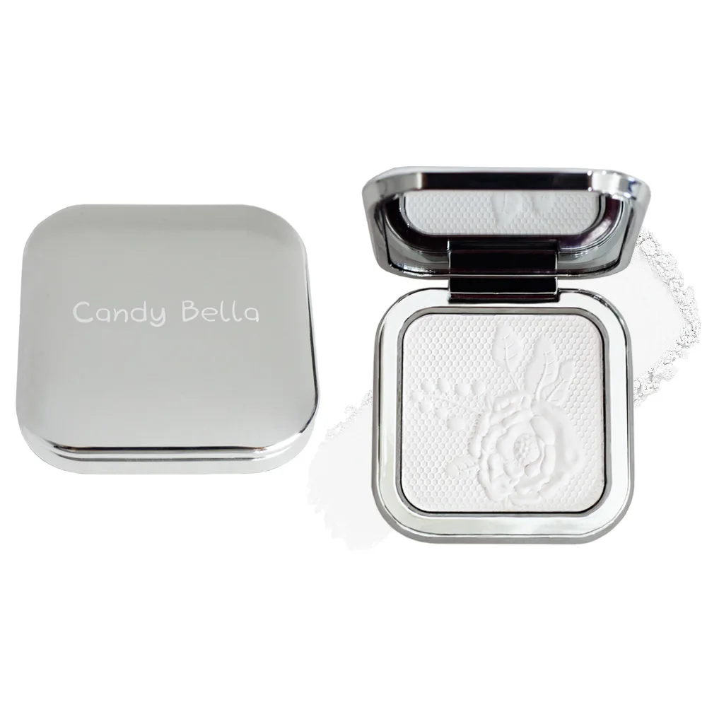 Рельефная прессованная пудра для контроля жирности легкий цвет яркая свободная
