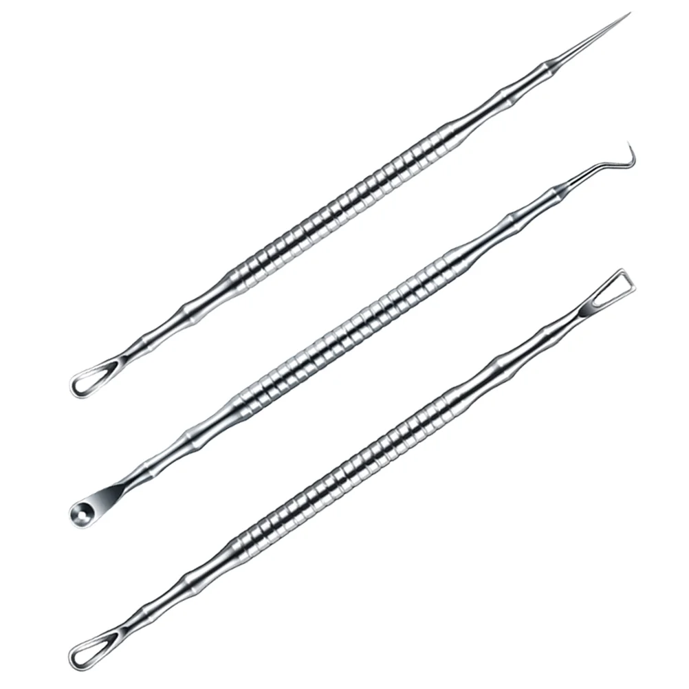 

3 Pcs Specialty Tools Convenient Acne Needle Removal Daily Use Stainless Steel Wear-resistant Reusable