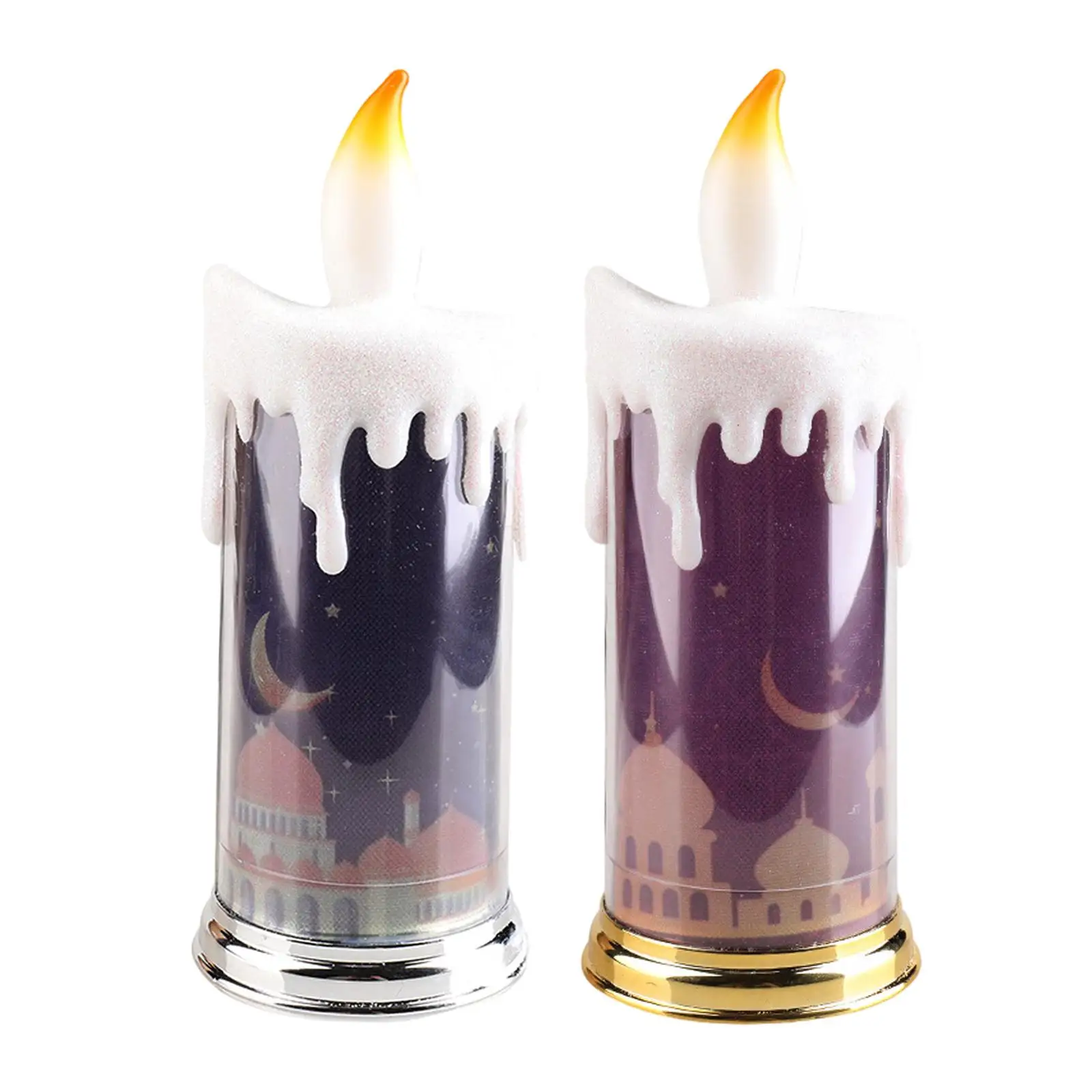 

Islamic Ramadan Eid LED Candle Lamps Battery Powered Desktop Gifts Bedroom