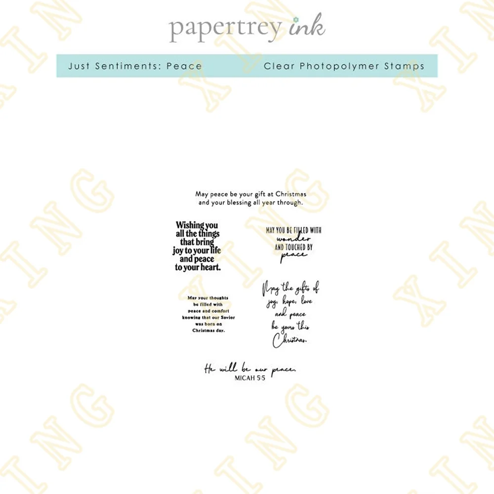 

Clear Silicone Stamps Diy Scrapbook Diary Decoration Embossed Paper Card Album Craft Template Handmade New Christmas Peace
