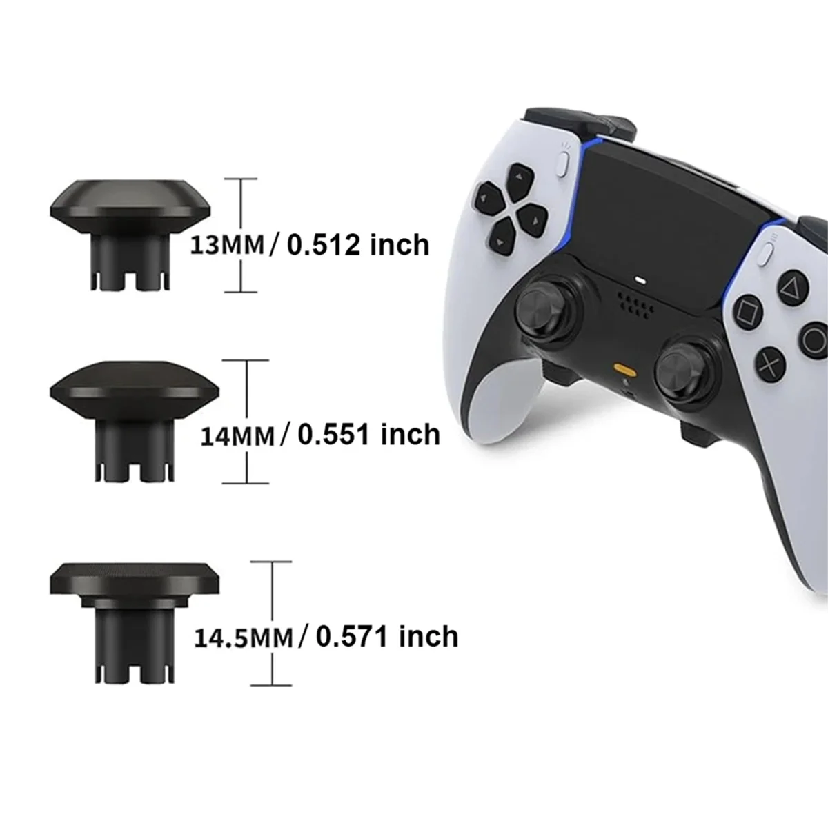 Металлический комплект джойстика для игровой консоли PS5 Edge задние лопасти