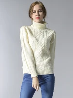 2022 autumn winter thick turtleneck sweater women long sleeve pullovers knitted sweater ladies elegant bottoming knitwear tops