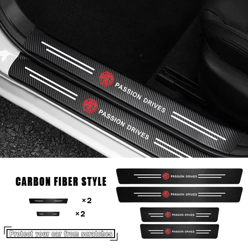 

Car Universal Door Sill Door Edge Protect Stickers for MG 3 5 6 7 GT GS Hector HS ZS ZX EZS EHS 3SW MG3X-Cross Car Accessories