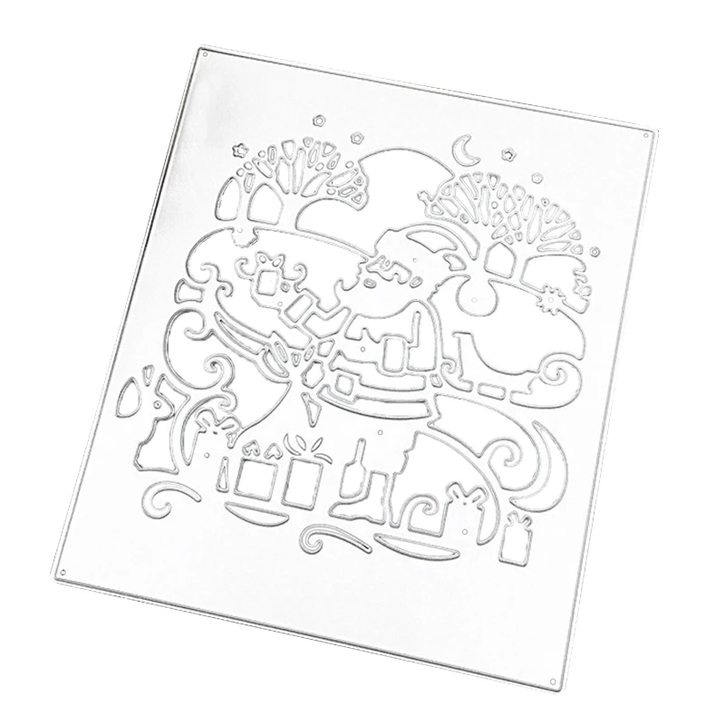 

Christmas Santa Metal Cutting Dies DIY Embossing Scrapbooking Photo Album