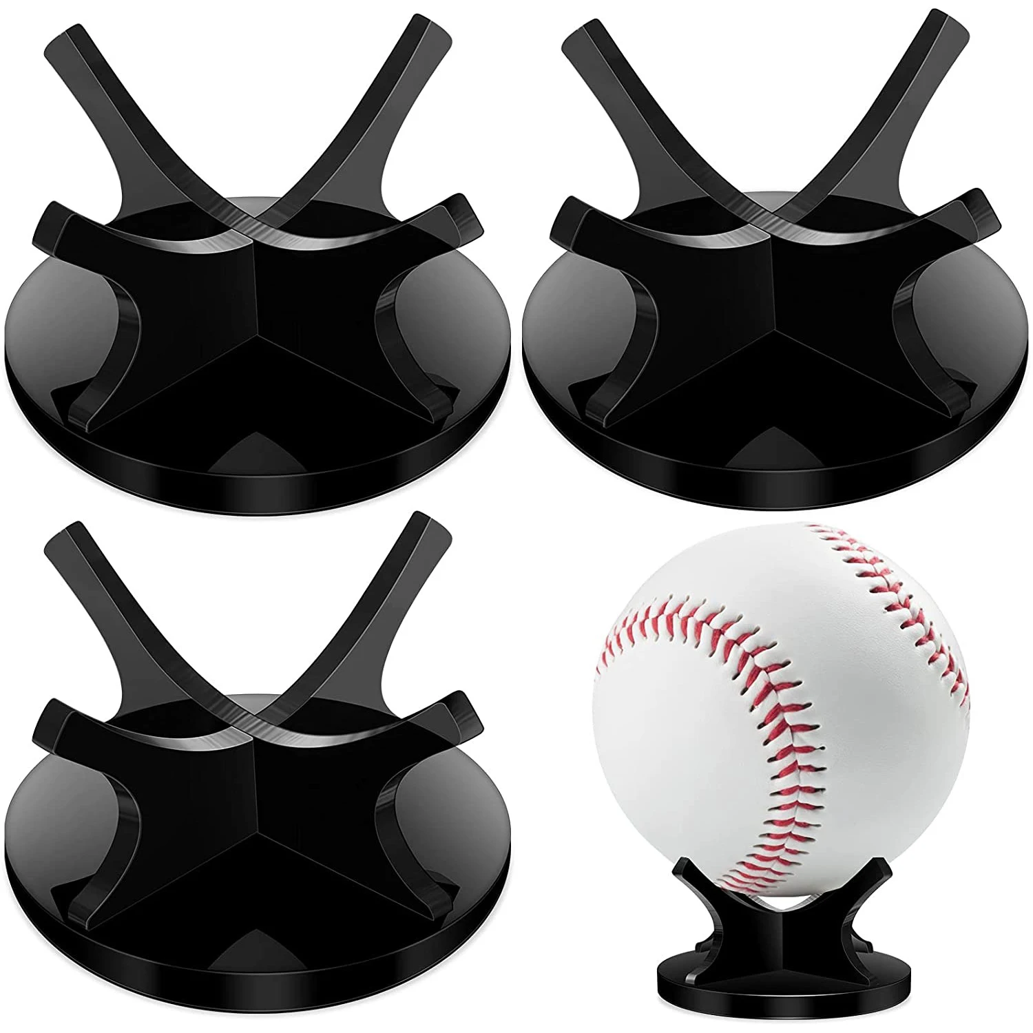 Stand Holder Baseball Display Stand Sport Ball Display Rack 