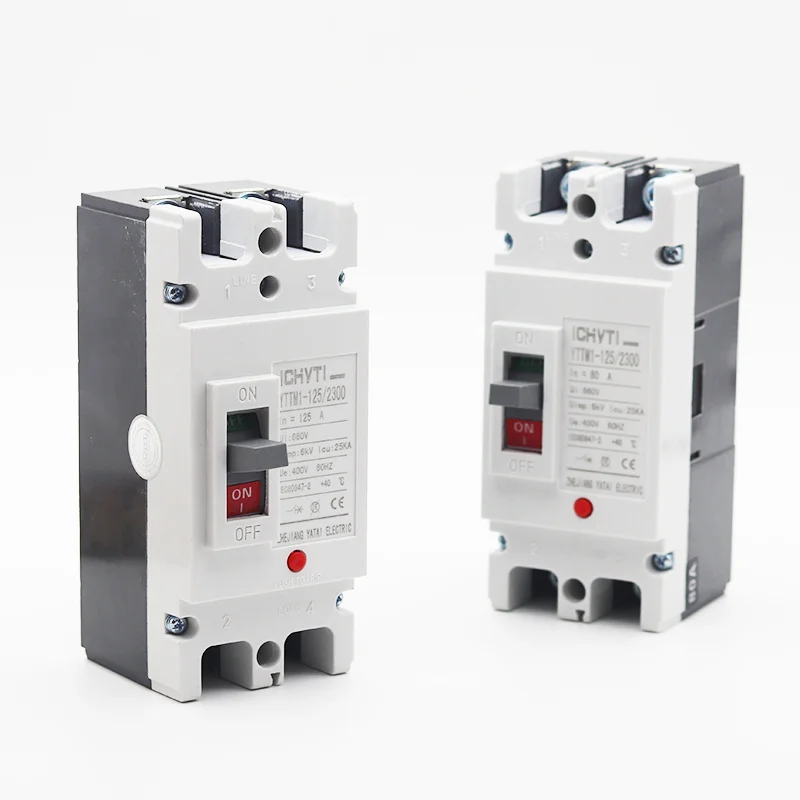 ICHYTI YTTMI-125/2300 Литой чехол автоматический выключатель 2P 400V 32A 40A 63A 80A 100A 125A MCCB главный