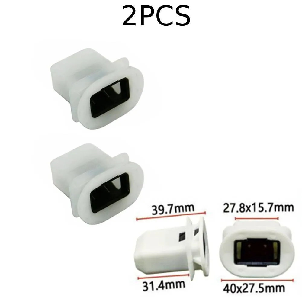 

Useful Durable Rear Seat Bench Clip White 2x 4L0 886 373 Black Bracket Clip For 4L0886373 For Q7 A4 A6 S4 S6 Plastic