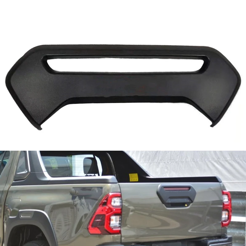 

Car Rear Tailgate Cover For Toyota Hilux Revo Rocco 2021 2022 2023 Tailgate Plate Cover Car Styling Auto Accessories