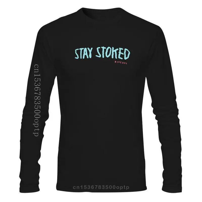 

2022 Мужская одежда Rip Tee Curl Мужская футболка с коротким рукавом черная вересковая футболка с надписью Stay Stoked ложный твист унисекс размер S-3XL