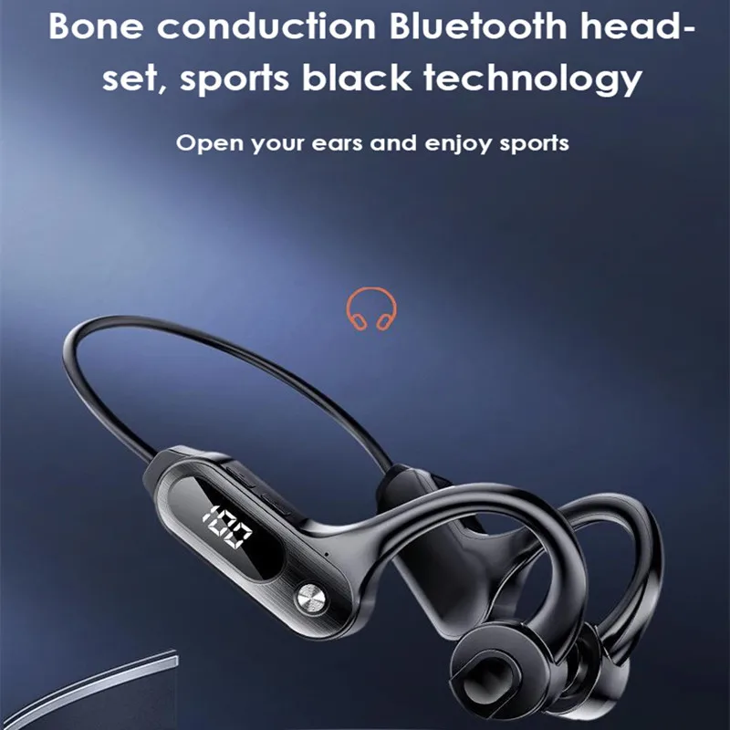 Наушники с костной проводимостью Bluetooth беспроводная гарнитура ушным крючком IPX5