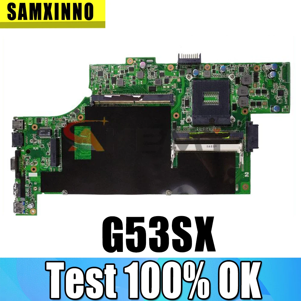 Материнская плата для ноутбука G53SX, 4 слота памяти, модель G53SW G53S VX7 VX7S G53SX