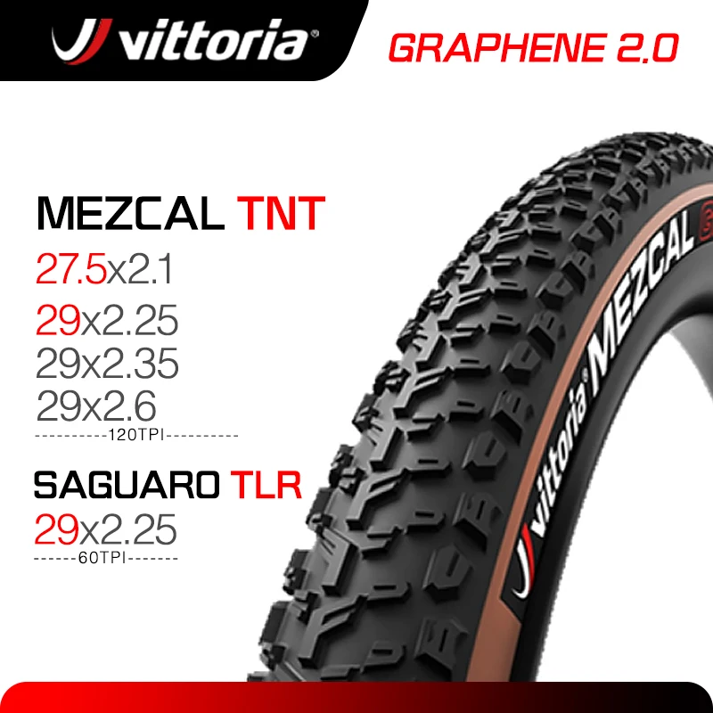 Vittoria Mezcal/SAGUARO 29/27.5 MTB Pneu sem Grafeno 2 0 Mountain 29x2.25/2.1 XC-RACE bicicleta leve fora de estrad | Спорт и