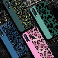 fhnblj leopard print pattern phone case for samsung a51 a30s a52 a71 a12 for huawei honor 10i for oppo vivo y11 cover