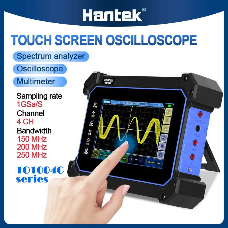 

Цифровой Осциллограф 2 в 1 Hantek, 4 канала, 250 МГц, 1 Гвыб/с