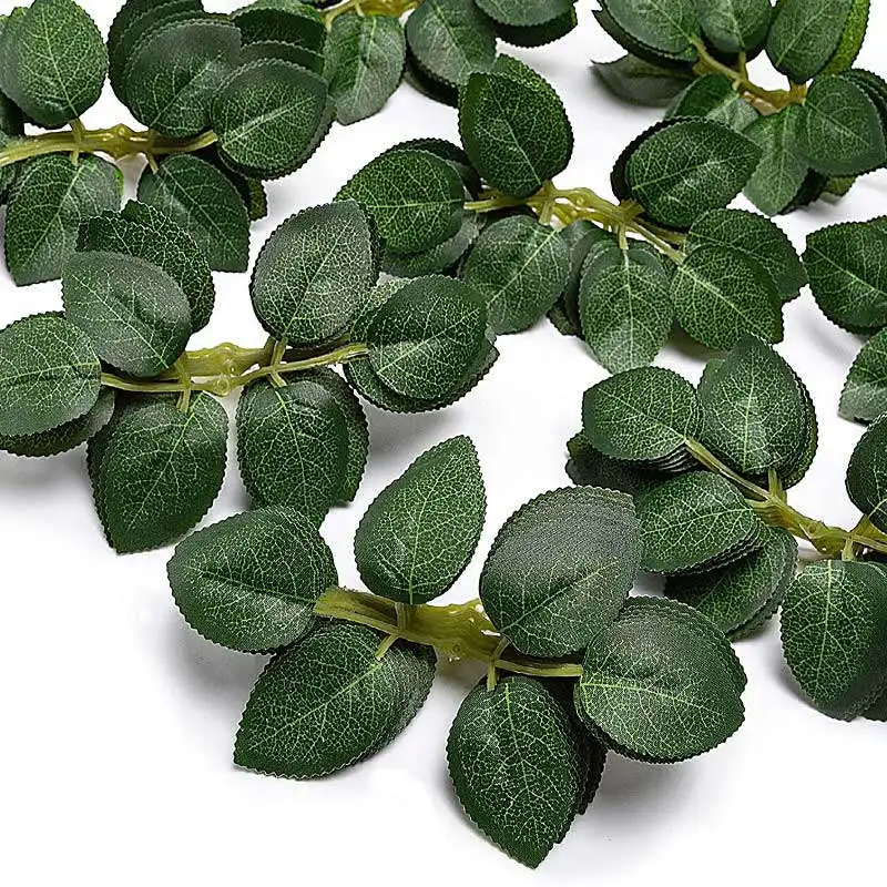 10/30/50 шт. листья розы искусственная зелень поддельные DIY ремесло свадебное