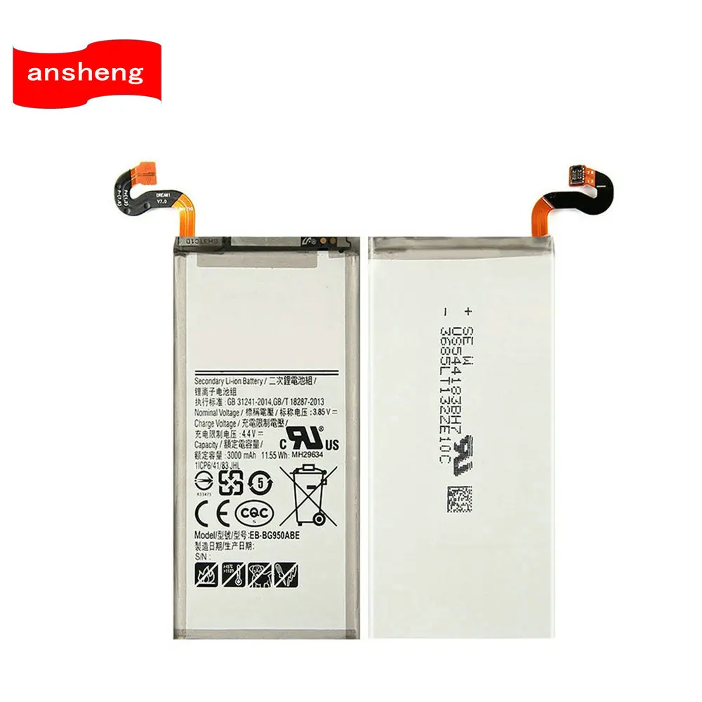 

High Quality 3000mAh EB-BG950ABE Battery For Samsung GALAXY S8 SM-G9508 G9508 G9500 G950U G950F Smartphone