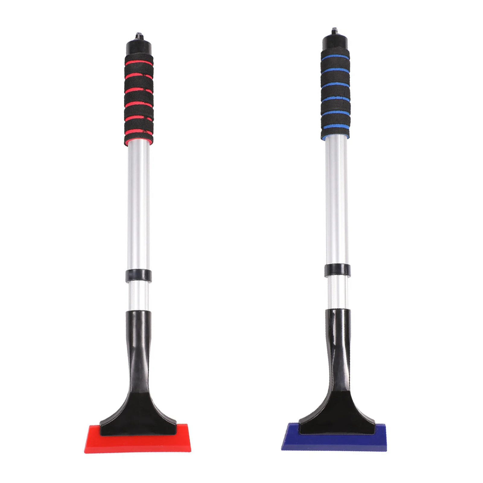 

Car Snow Shovel Telescopic Ice Snow Scraper Extra-long Handle Rubber Squeegee Rubber Ice Cleaning Tool for Snow Ice Defrost