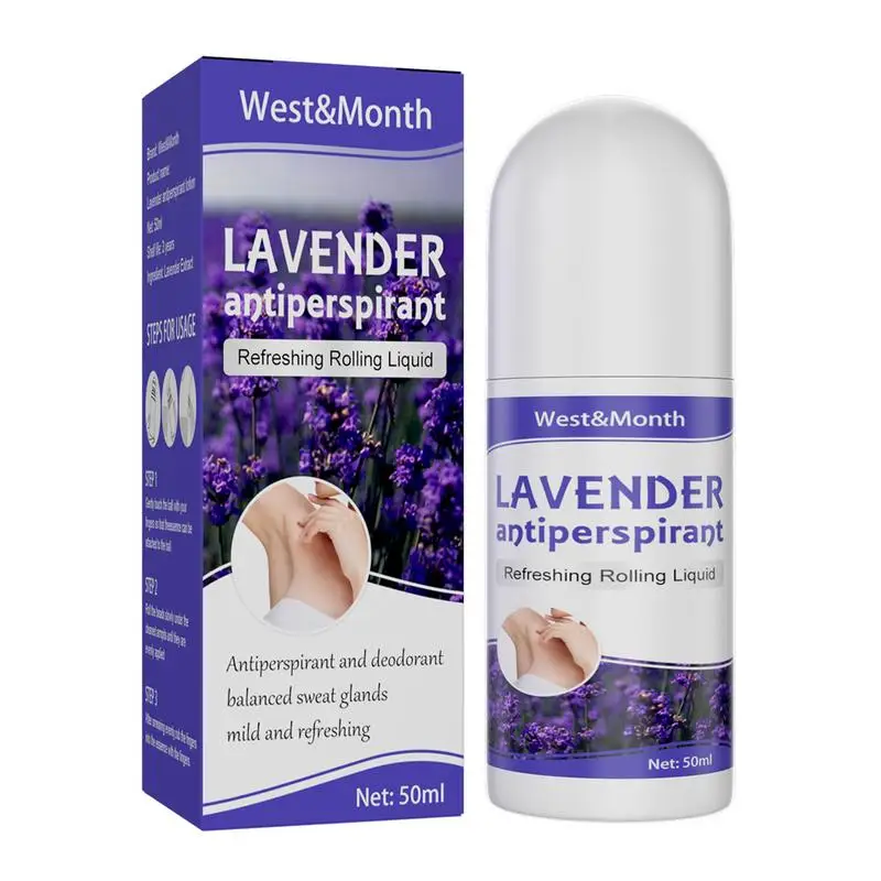 

Lavender Antiperspirant Deodorant Roll-on 50 Ml Clinical Strength Hyperhidrosis Reduce Underarm Sweat