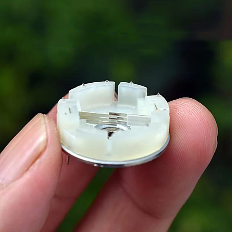 Бесшумный микро двигатель постоянного тока 12-24 В 370 об/мин медленные скоростные