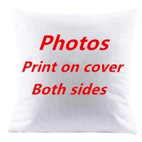 7 size design picture print both sides pet wedding photos customize cushion cover pillow case christmas decoration home gift