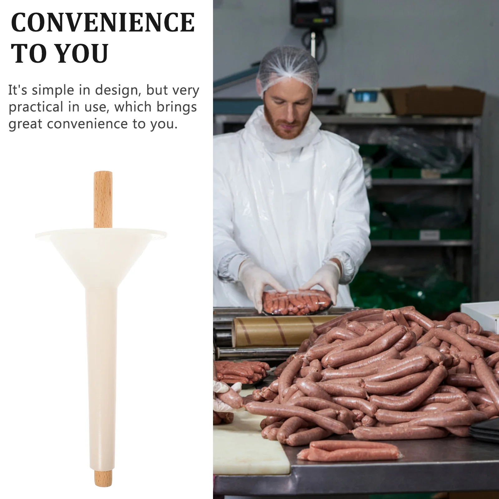 Набор для беспокойства начинка мяса колбасы воронка инструменты наполнитель