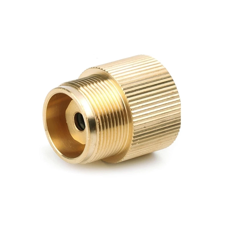 

Outdoor Gas for Tank Propane Refill Adapter Solid Brass Stove Connector Copper C