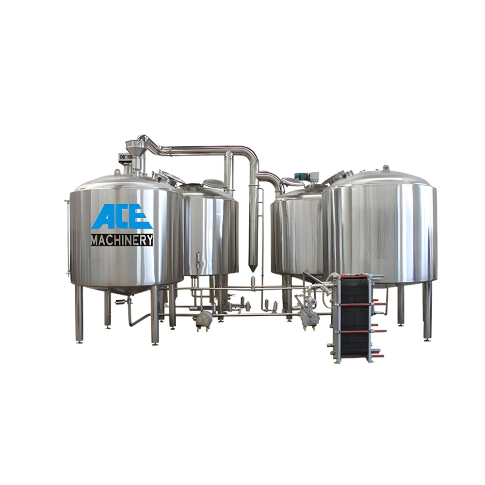 

1000L 2000L 4-Vessel Commerical Making Machine Brewing Equipment Craft Beer Brewery Industrial Turnkey
