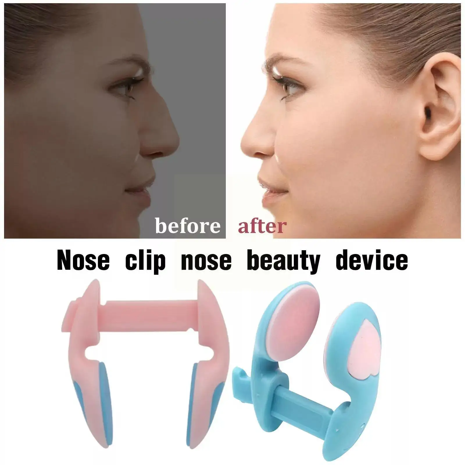 

Magic Nose Shaper Clip Nose Up Lifting Shaping Bridge Slimmer Corrector Hurt Device Beauty Straightening Silicone Soft Orth S9M3