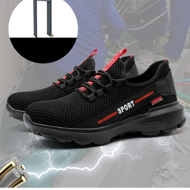 Защитная обувь для работы износостойкие кроссовки с защитой от проколов 6 кВ