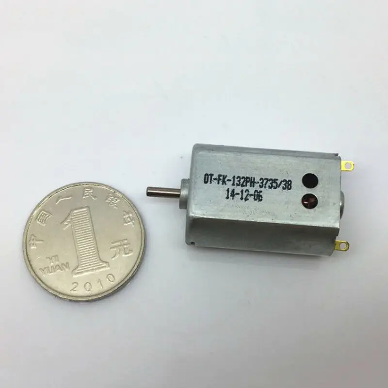 OT-FK-132PH-3735 17000 об/мин высокоскоростной двигатель постоянного тока 3 в-4,2 в 3,7 в микро-двигатель с отверстием для охлаждения 15,5*20 мм DIY Радиоуправляемый Дрон слот модель автомобиля