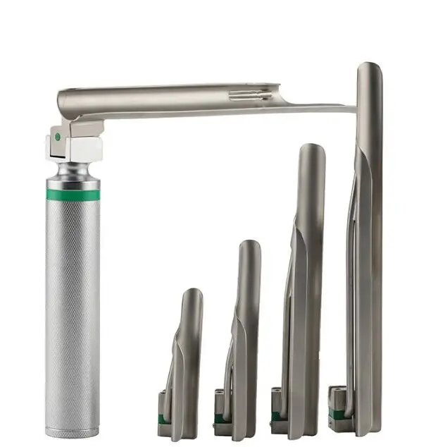 

Eterinary anesthesia laryngoscope светодиодный триггер для горла, интубация, оптическое волокно, 5 лезвий, анестезия, ларингоскоп для животных