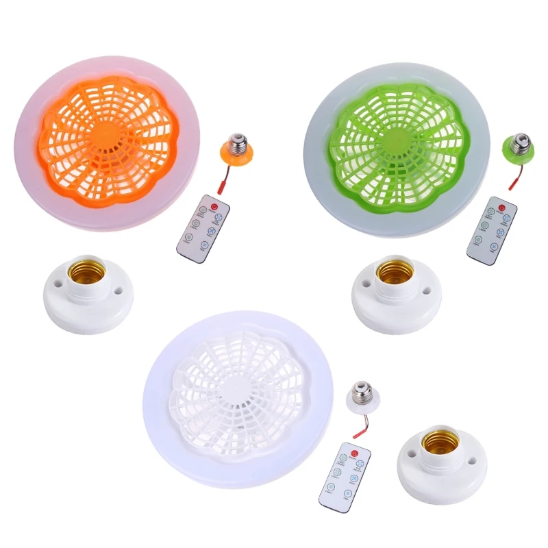 

Лампа потолочного вентилятора E27, регулируемый охлаждающий вентилятор с дистанционным управлением и патроном E27, электрический охладитель N0HC