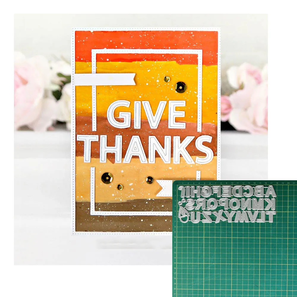 26 дюймов Английский алфавит буквы металлические Вырубные штампы своими руками