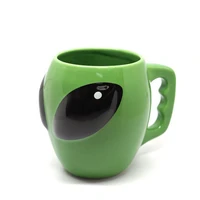 creative green alien ceramics mugs coffee mug milk tea office cups drinkware the best birthday gift with gift box for friends