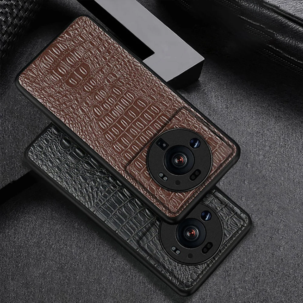 

Чехол из натуральной кожи для Xiaomi 12S 12 11 Ultra 10 9 8pro