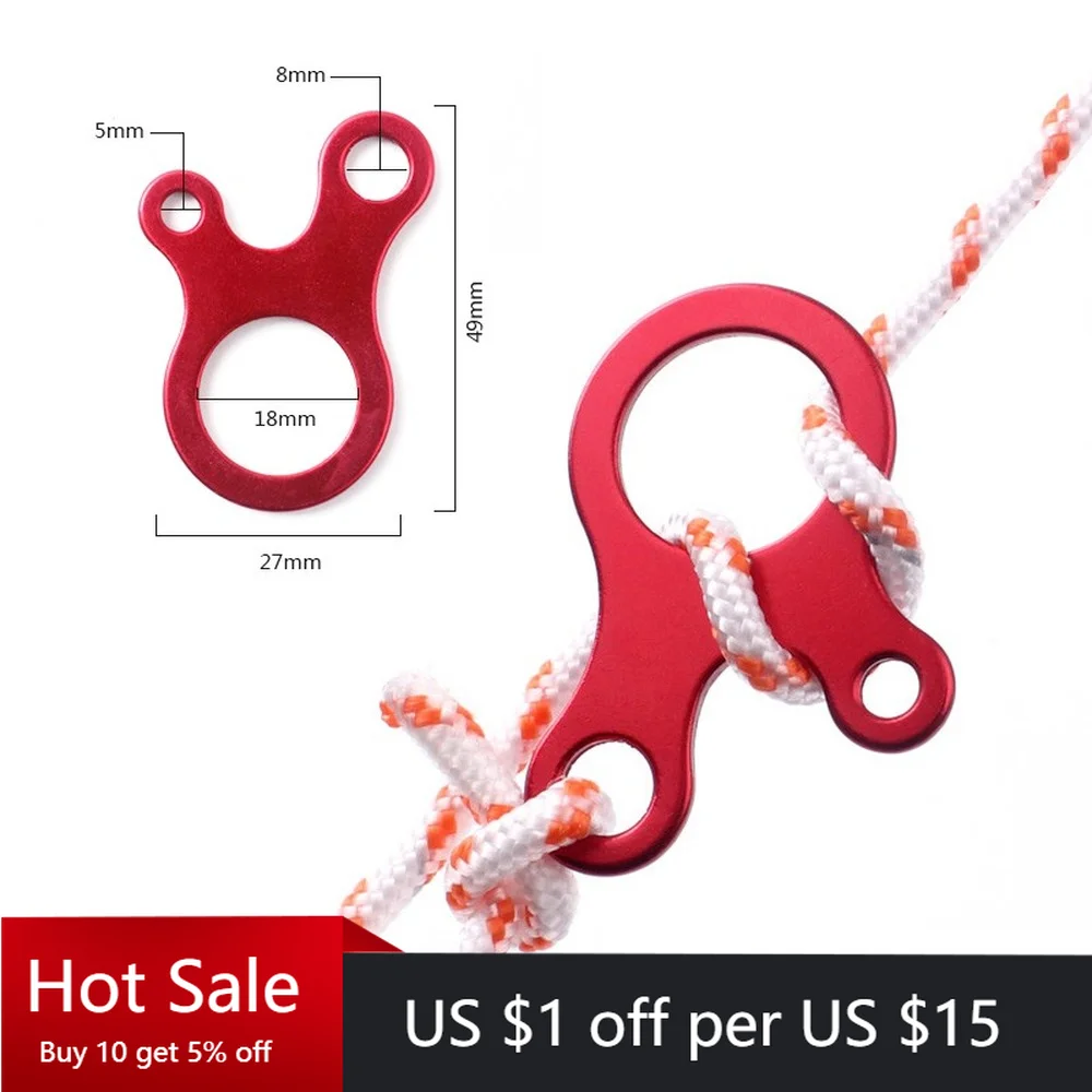 

1pc Aluminium Alloy Camp Quick Knot Tent Wind Rope Buckle 3 hole Antislip Camping Hiking Tightening Hook Wind Rope Buckles Outdo