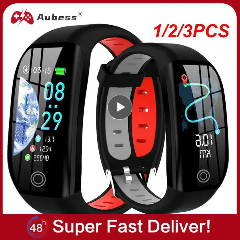 

1/2/3PCS Smart Bracelet GPS Tracker Titness Wristband Blood Pressure Monitor Sleep Tracker Pedometer Band Men Women